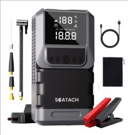 Scatach Jump Starter Air Compressor 6000A 150Psi Car Battery Jump Starter 10.0