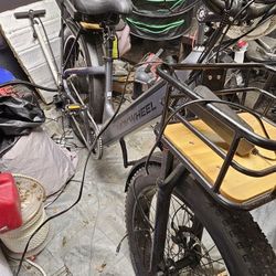Mokwheel Wonderful Electric Step thur Bicycle 