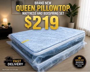 🟢NEW PILLOWTOP SET $219
