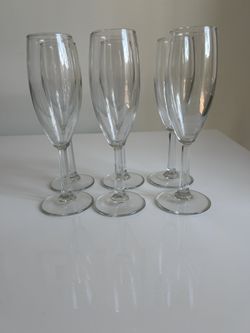 New 6 Wine Glasses