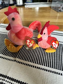 Ty Beanie Babies Strut The Rooster