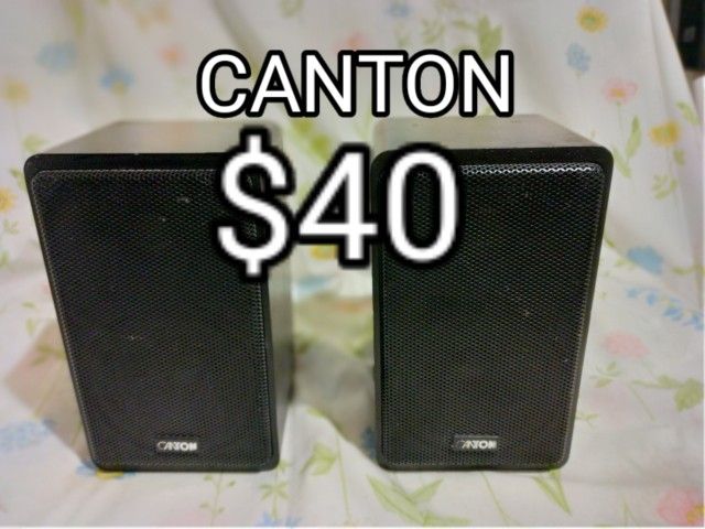 Canton Plus-S Speakers Pair $40
