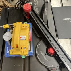 Harvey Sliding Table Saw Attachment with Extras