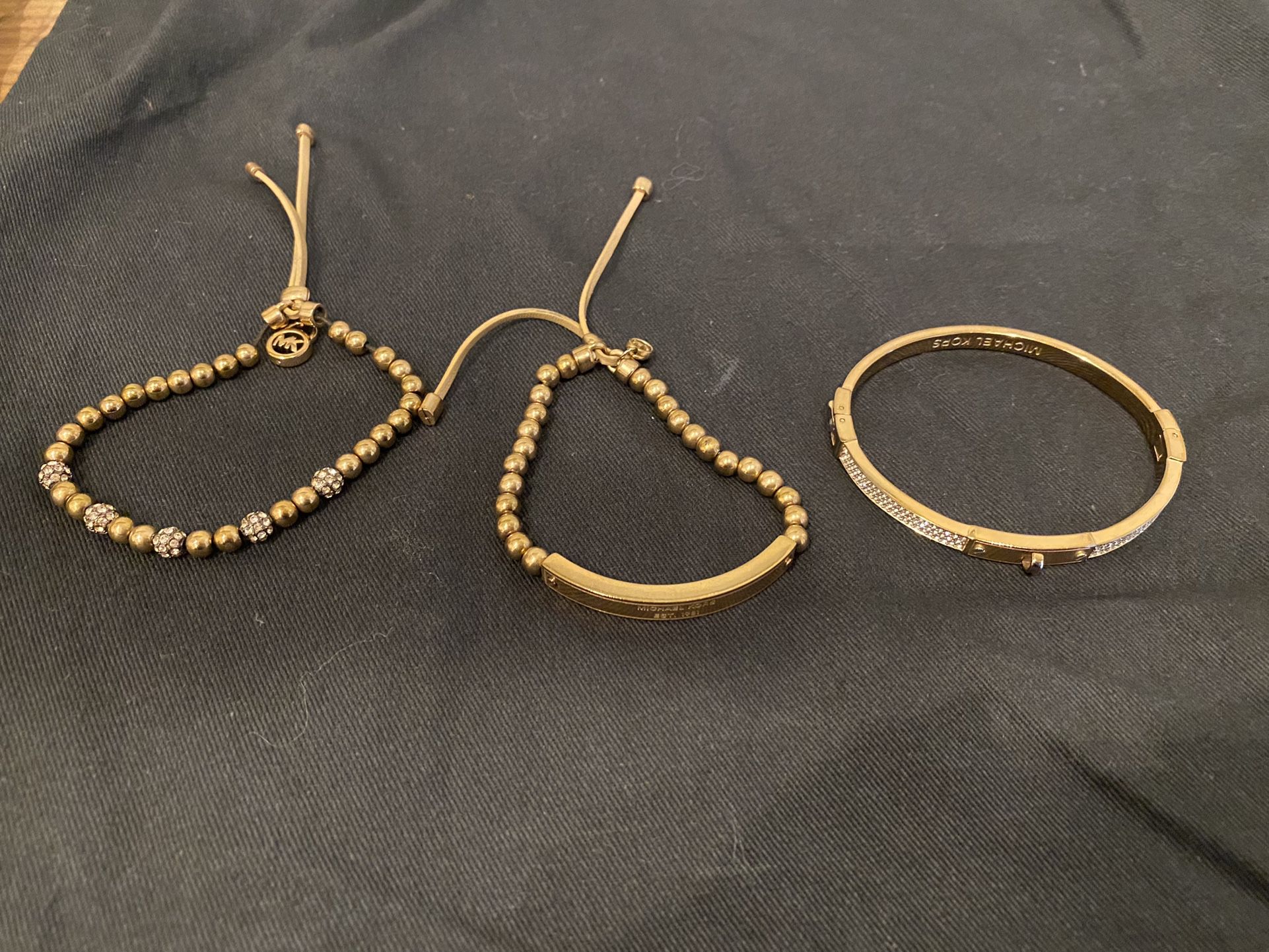 Set Of 3 Michael Kors Bracelets