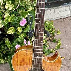 Ibanez AES10EAM1202- Acoustic/Electric Cutaway Guitar- Amber Flame Burst 