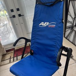 Ab Lounge Sport Lounger Core Abdominal Chair Resistance Exercise Machine