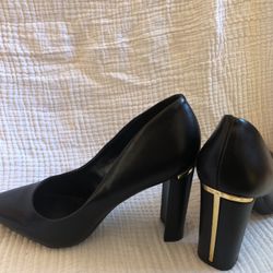Marc New York Black And Gold Heels