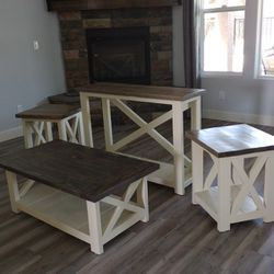 Set Of Rustic Tables