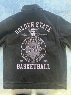 Golden State Valkyries GSV Basketball Denim Jacket