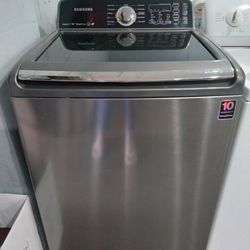 Samsung washer Top Load Stainless Steel 