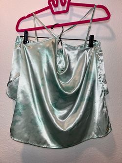 Satin Mint Green Pajama Set