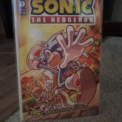 Sonic The Hedgehog 5th Anniversary Comic #1