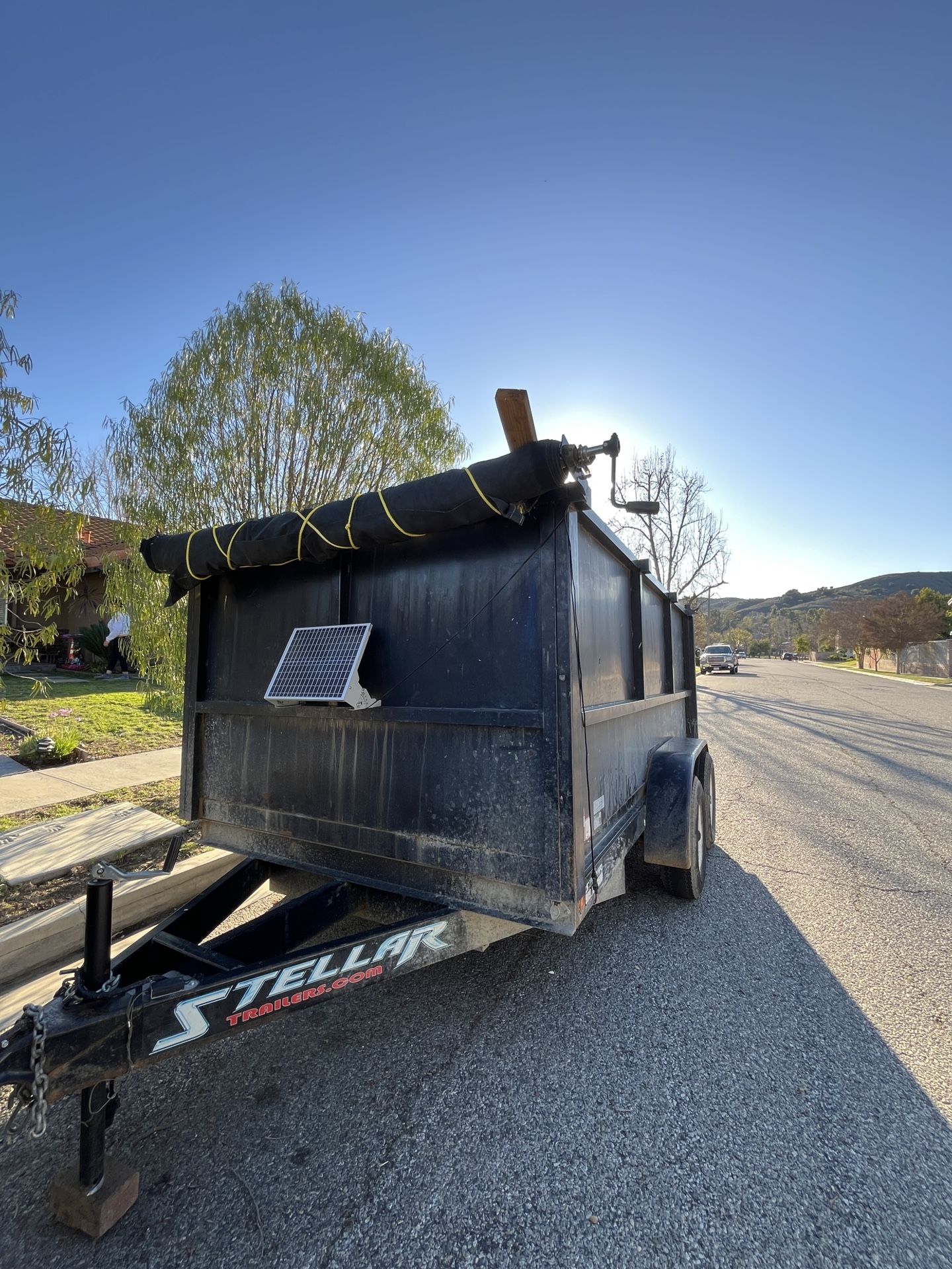 Hydraulic Lift Dump Trailer