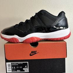Men Jordan Retro 11 Low Size 11 Bred