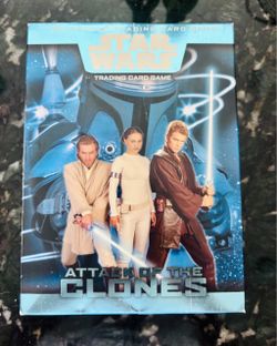 STAR WARS “Attack of the Clones” Trading Card Game (Starter Set Plus One Pack)