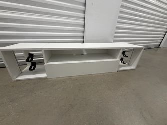 Modern White Cabinet for entertainment center or Gaming Center