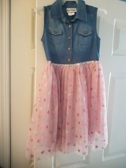 Vestido para niña size 7 para niñas de entre 5-7 años