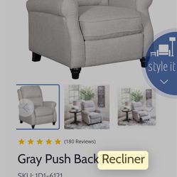 Set Of Two Manual Recliners