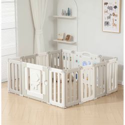 Albott Baby Fence Kid Playpen 18 Panel