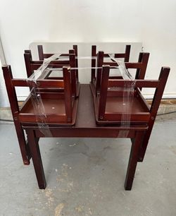  Wooden Kids  Table Set 