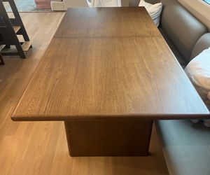 Article Torme Extendable Dining Table-Smoked Oak (82.75"-104.25") (never used)