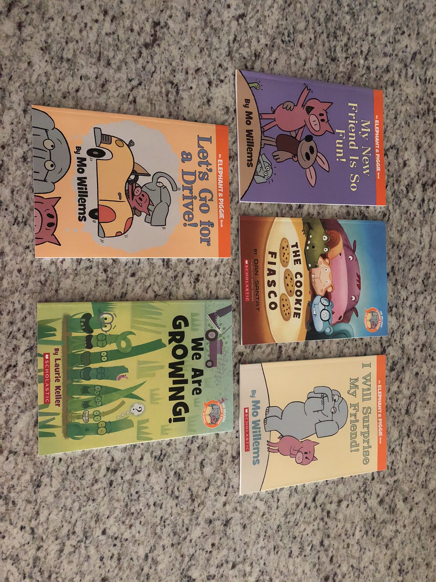 5 Brand New Elephant & Piggie Books