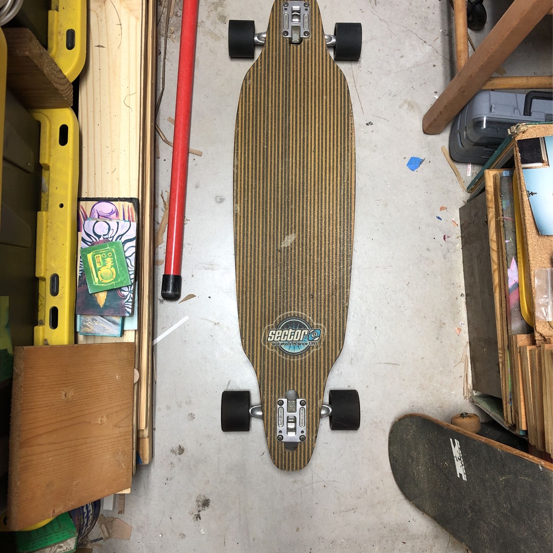 Sector 9 Drop Through Trucks Carving Longboard
