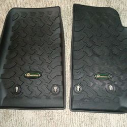 Jeep Wrangler Quadratic Floor Mats 2014-2017