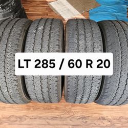 LT 285 / 60 R 20 (4) TIRES FIRESTONE 