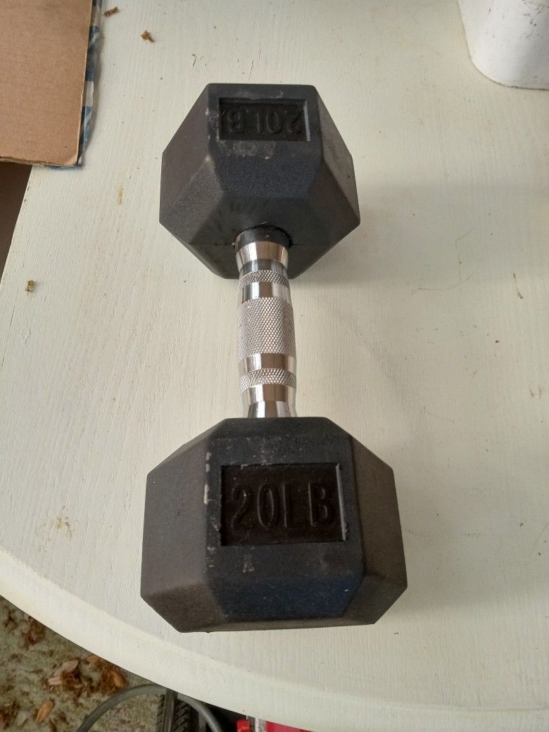YES IT'S STILL AVAILABLE HEX DUMBBELL 1 - 20lb
