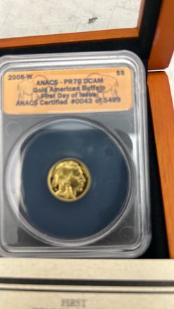 2008-W Gold $5 American Buffalo PCGS PR70 DCAM