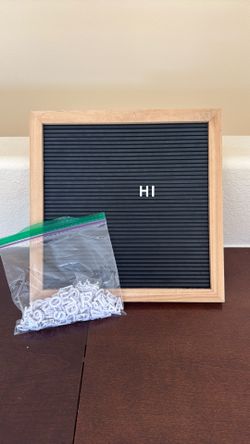 Letter Peg Board