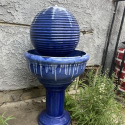 Blue Water Fountain