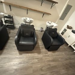 Salon Chairs And Hair Bowls
