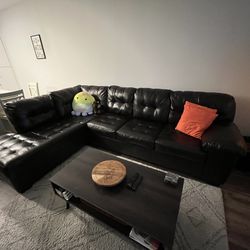 Large Sectional Couch Ashley Furniture Black
