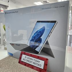 Microsoft Surface Pro 8 Brand New Laptop Tablet - PAY $1 To Take It Home - Pay the rest later