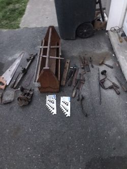 Tools antique and tool box