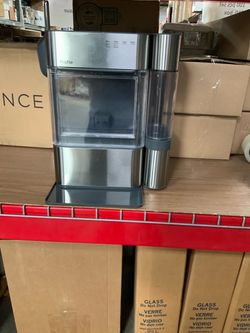 GE Profile - Opal 2.0 Ultra Nugget Ice Maker with Side Tank and Scale Inhibiting Filter - Stainless Steel #977
