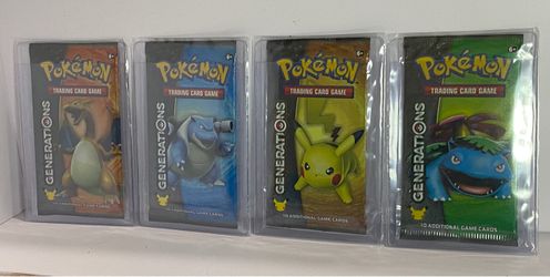 Generations Booster Packs Set of 4