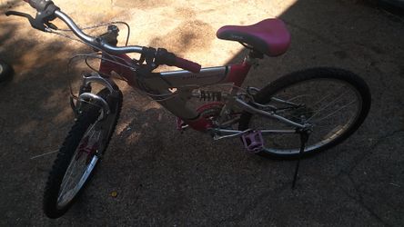 Pink bike, size 24"