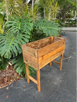 Handmade Rustic Planter Box 🌱