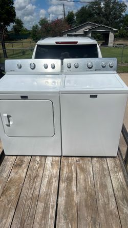 Maytag washer and electric dryer set- work great