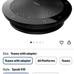 Jabra wireless noise cancelling speaker