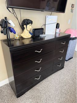 Dark brown dresser