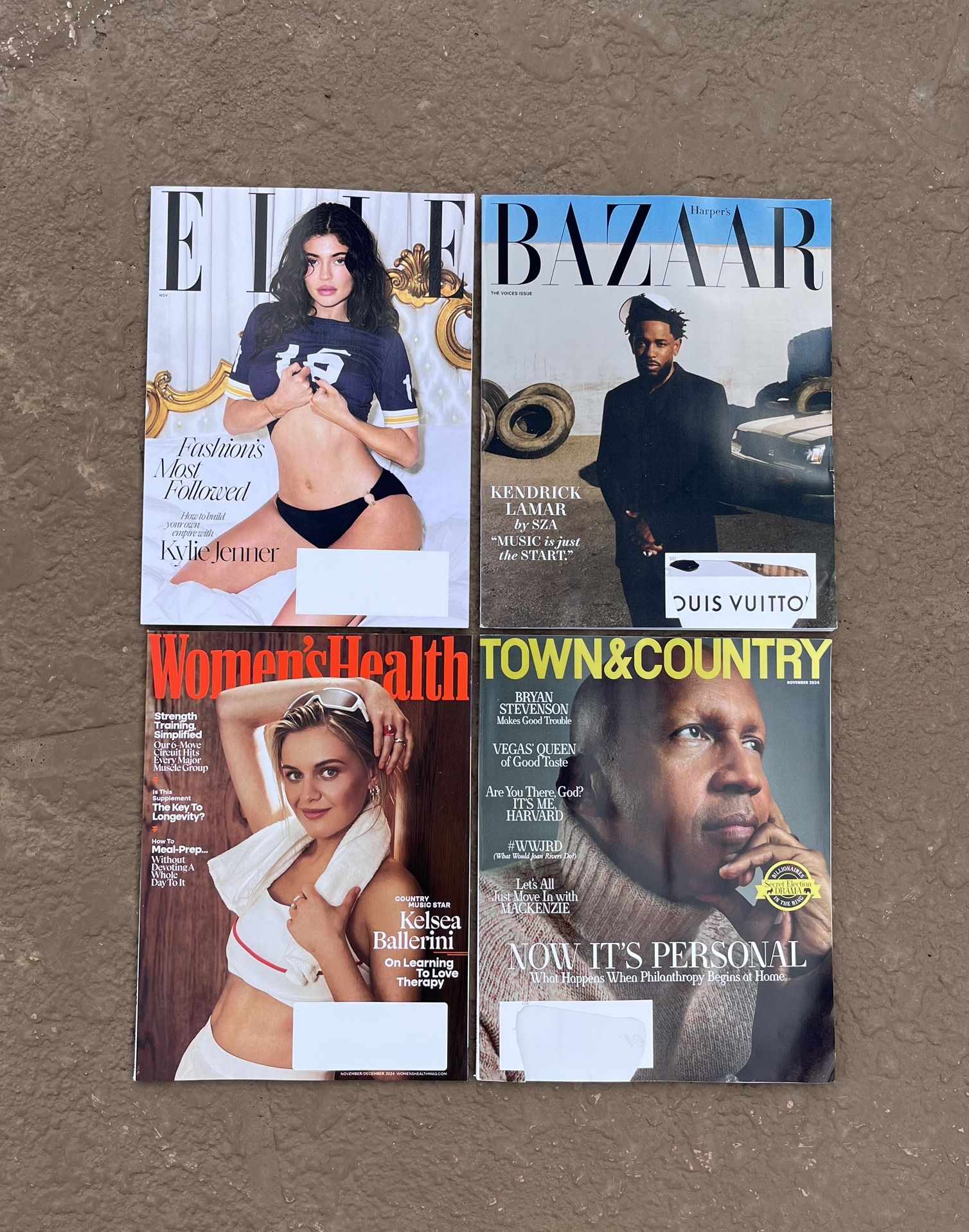 4 Brand new Nov/Dec 2024 premium fashion magazines