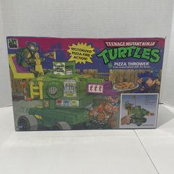 TEENAGE MUTANT NINJA TURTLES PIZZA THROWER 2024 TMNT CLASSIC PLAYMATES VEHICLE