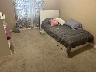 Ashley White Twin Bed 