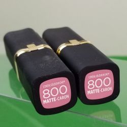 Lot of 2 L'Oréal Paris Colour Riche Matte Lipcolour #800 Matte Caron Lipstick 