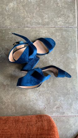 Crushed Velvet Heels