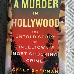 A Murder In Hollywood Signed Novel By  Casey Sherman New Book About Lana Turner Original Owner  Bonus Tray New Plastic 
